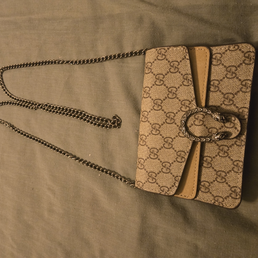 Gucci Beige Monogram Dionysus Super Mini Shoulder Bag- COPY??